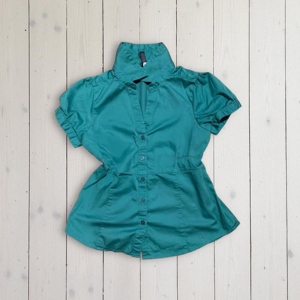 Banana Republic Puff Sleeve Blouse - Size 12 (L)